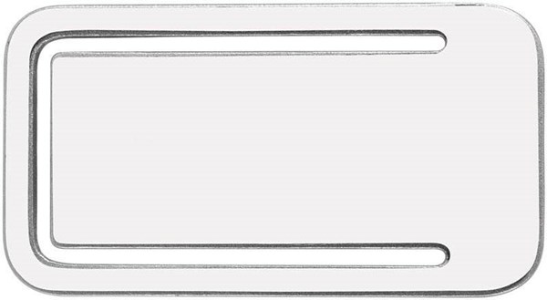 Obrázky: Bookmark bílý USB flash disk-záložka s klipem 4GB
