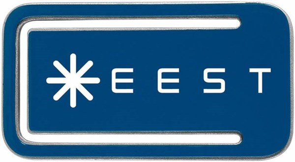 Obrázky: Bookmark modrý USB flash disk-záložka s klipem 4GB, Obrázek 4