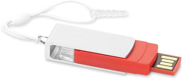 Obrázky: OTG Flash USB flash disk 8 GB s micro USB,červený, Obrázek 3