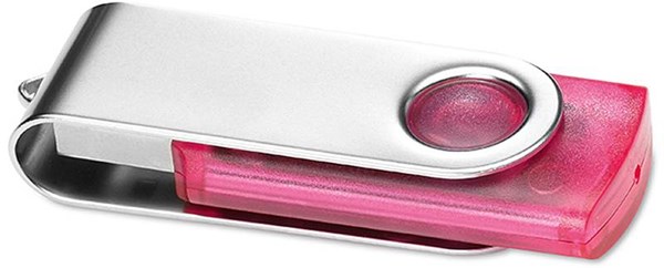 Obrázky: Twister Transtech 3.0 růžovo-stříbr. USB disk 8GB
