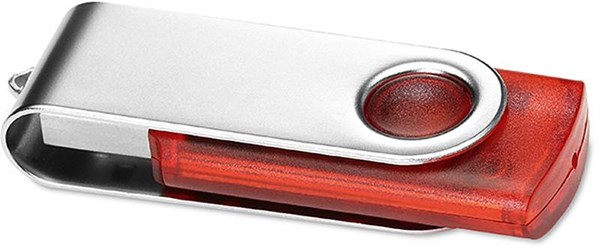 Obrázky: Twister Transtech 3.0 červeno-stříbr. USB disk 8GB