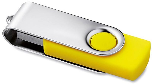 Obrázky: Twister Techmate 3.0 žluto-stříbr. USB disk 8GB