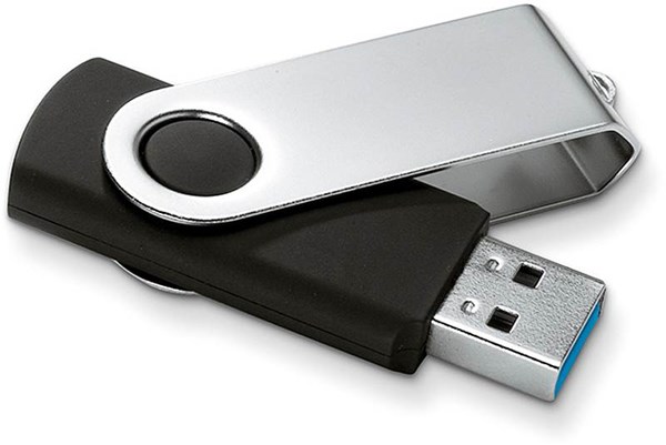 Obrázky: Twister Techmate 3.0 černo-stříbr. USB disk 8GB