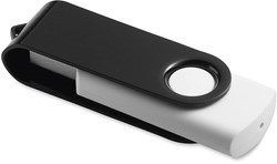 Obrázky: Twister Rotoflash černo-bílý USB flash disk 8GB