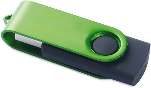 Obrázky: Twister Rotodrive zelený USB flash disk 8GB