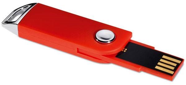 Obrázky: Slimpopmemo červený vysouvací USB flash disk 8GB, Obrázek 3