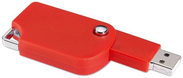 Obrázky: Popmemo červený vysouvací USB flash disk 8GB, Obrázek 3