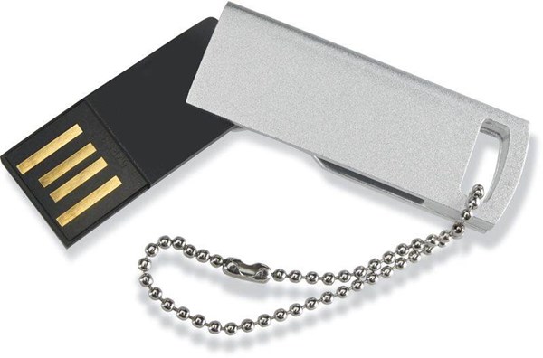 Obrázky: Datagir mini stříbrný vyklápěcí USB disk 8GB, Obrázek 3