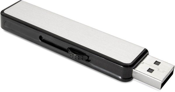 Obrázky: Memoslide stříbrno-černý USB disk 8GB, Obrázek 3