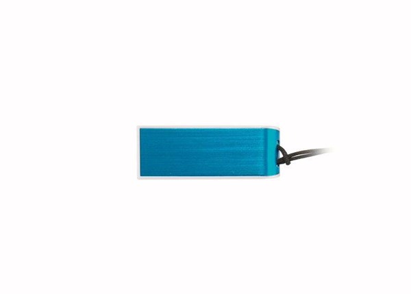 Obrázky: Datamini modrý vysouvací USB disk s poutkem 8GB, Obrázek 4