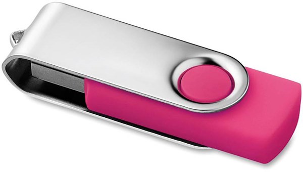 Obrázky: Twister Techmate růžovo-stříbrný USB disk 8GB