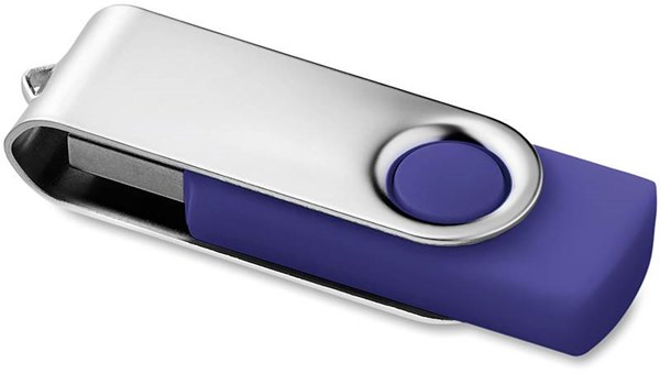 Obrázky: Twister Techmate fialovo-stříbrný USB disk 8GB