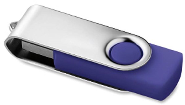 Obrázky: Twister Techmate fialovo-stříbrný USB disk 8GB, Obrázek 2