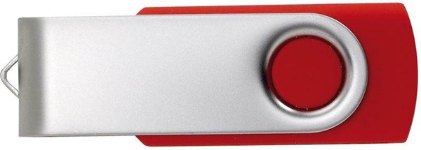 Obrázky: Twister Techmate červeno-stříbrný USB disk 8GB, Obrázek 7