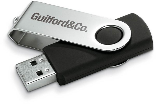 Obrázky: Twister Techmate černo-stříbrný USB disk 8GB, Obrázek 6