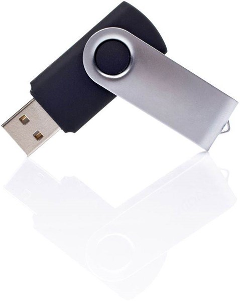 Obrázky: Twister Techmate černo-stříbrný USB disk 8GB, Obrázek 3