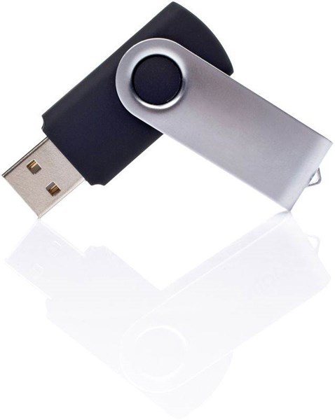 Obrázky: Twister Techmate černo-stříbrný USB disk 8GB, Obrázek 4