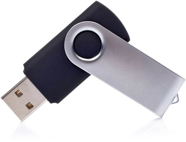 Obrázky: Twister Techmate černo-stříbrný USB disk 8GB, Obrázek 7