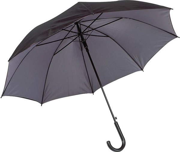 Obrázky: Šedo-černý automatický deštník