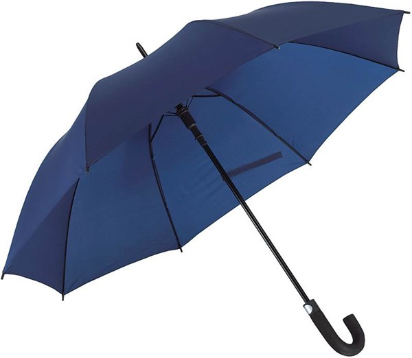 Obrázky: Modrý golfový automatický deštník s EVA rukojetí