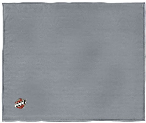 Obrázky: Luxusní šedá jemná fleecová deka SEASONS, Obrázek 3