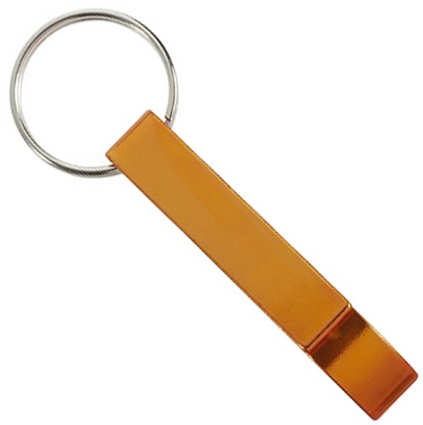 Obrázky: Oranžový hliníkový otvírák lahví a plechovek, Obrázek 2