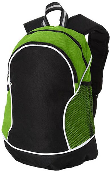 Obrázky: Zelený batoh s černou přední kapsou