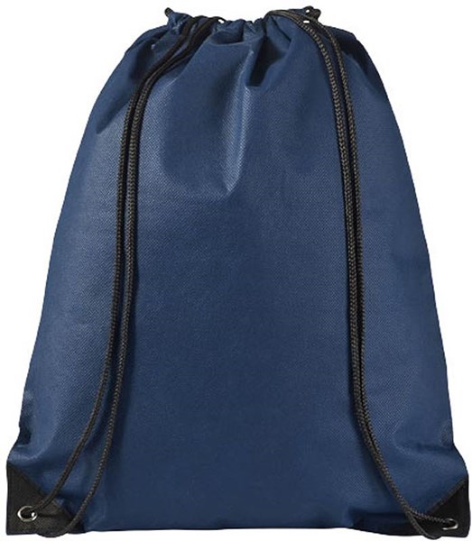 Obrázky: Nám. modrý jednoduchý batoh z netkané textilie, Obrázek 2
