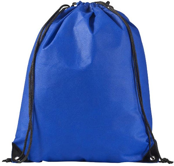 Obrázky: Král. modrý jednoduchý batoh z netkané textilie, Obrázek 2