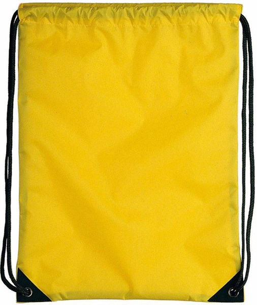 Obrázky: Žlutý jednoduchý reklamní batoh, Obrázek 1