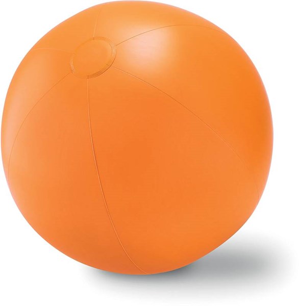 Obrázky: Velký nafukovací plážový míč oranžový