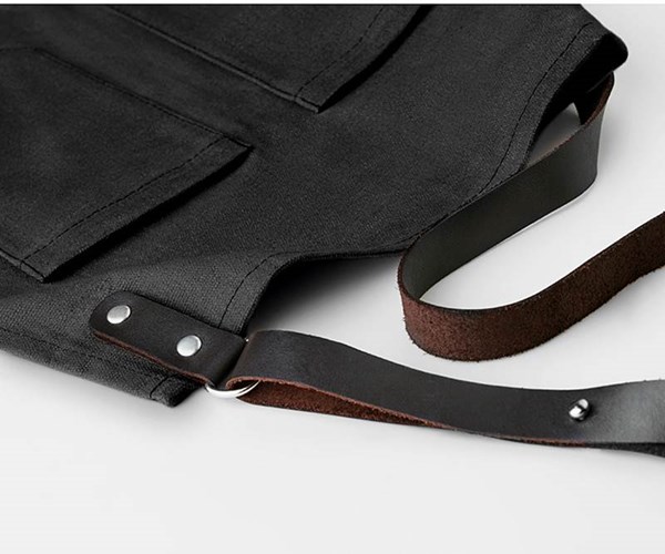 Obrázky: Povoskovaná dlouhá zástěra, černá, Obrázek 2