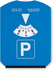 Obrázky: Modrá parkovací karta se škrabkou na led