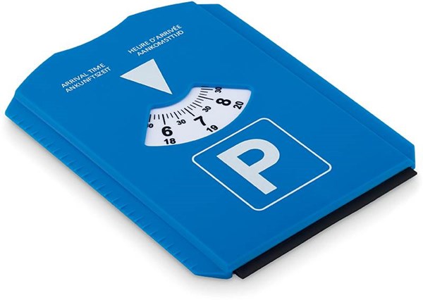 Obrázky: Modrá parkovací karta se škrabkou na led, Obrázek 3