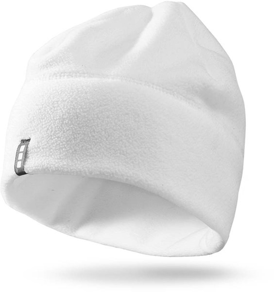Obrázky: Bílá fleecová čepice ELEVATE