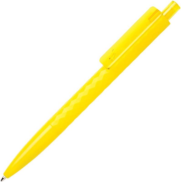 Obrázky: Plastové pero s diamantovým vzorem, žluté