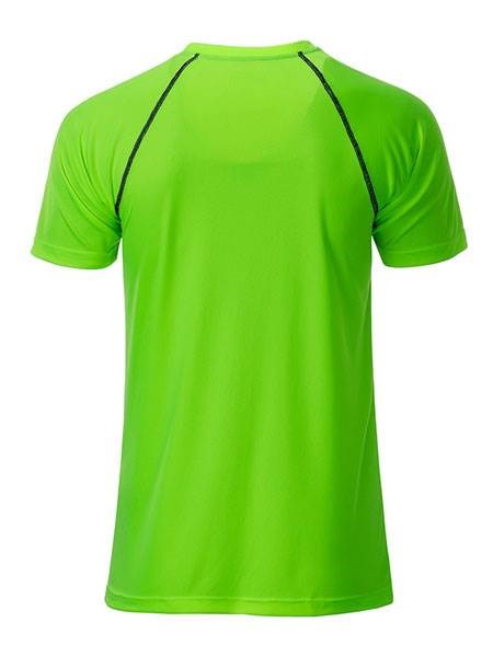 Obrázky: Pánské funkční tričko SPORT 130, zelená/černá XL