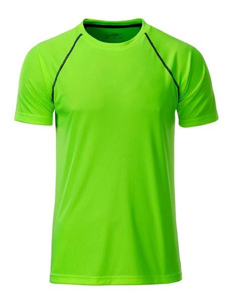 Obrázky: Pánské funkční tričko SPORT 130, zelená/černá XL, Obrázek 2