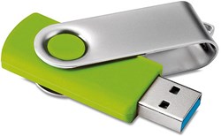 Obrázky: Twister Techmate 3.0 limet.-stříbrný USB disk 32GB