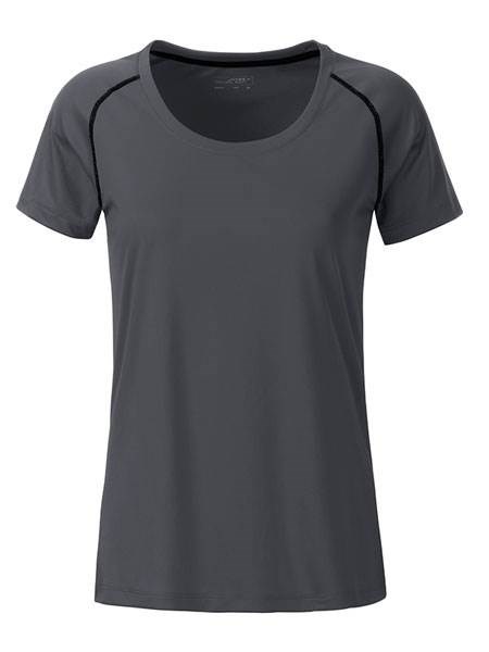 Obrázky: Dámské funkční tričko SPORT 130, šedá/černá M, Obrázek 2