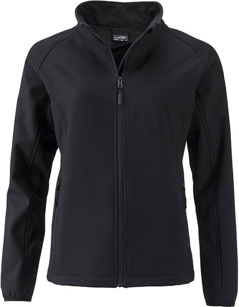 Obrázky: SOFTSHELL dámská černá bunda PERFECTA 280 S, Obrázek 2