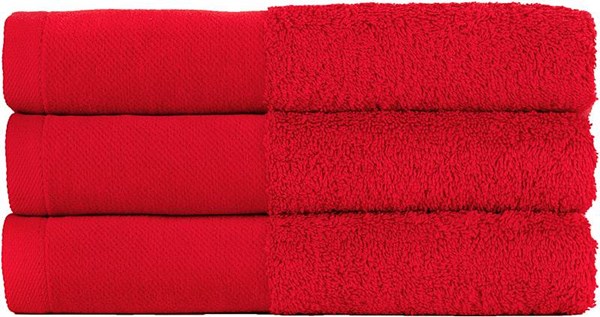 Obrázky: Červený luxusní froté ručník Strong 500 g/m2, Obrázek 3