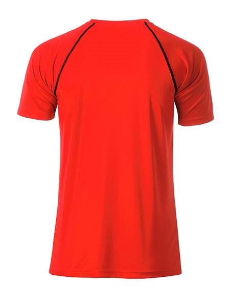 Obrázky: Pánské funkční tričko SPORT 130, oranžová/černá L