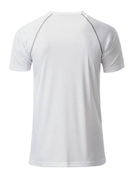 Obrázky: Pánské funkční tričko SPORT 130, bílá/šedá XL