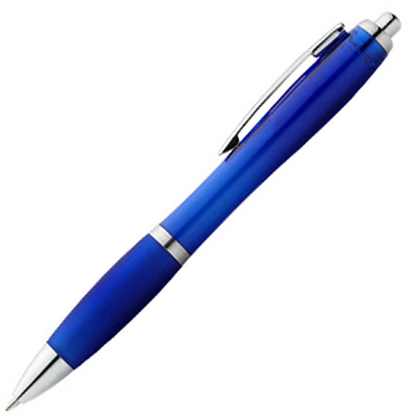 Obrázky: Královsky modré kuličkové pero s úchopem, MN, Obrázek 3