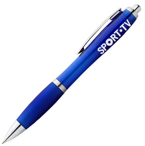 Obrázky: Královsky modré kuličkové pero s úchopem, MN, Obrázek 4