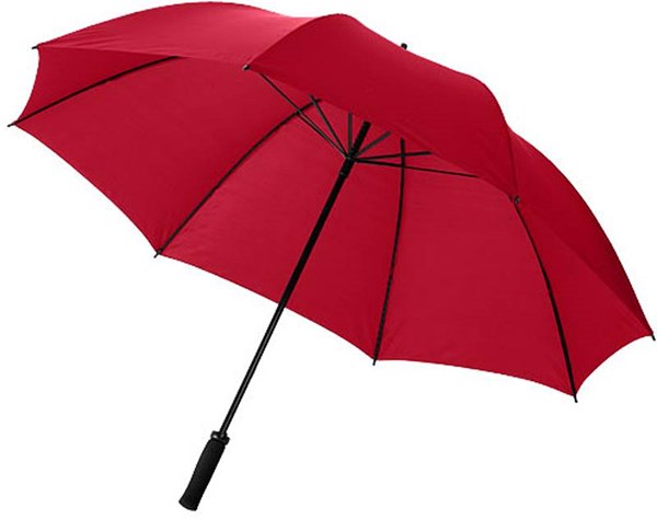 Obrázky: Velký golfový deštník odolný bouřce, červený
