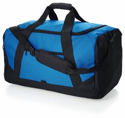 Obrázky: Modrá klasik cestovní polyesterová taška