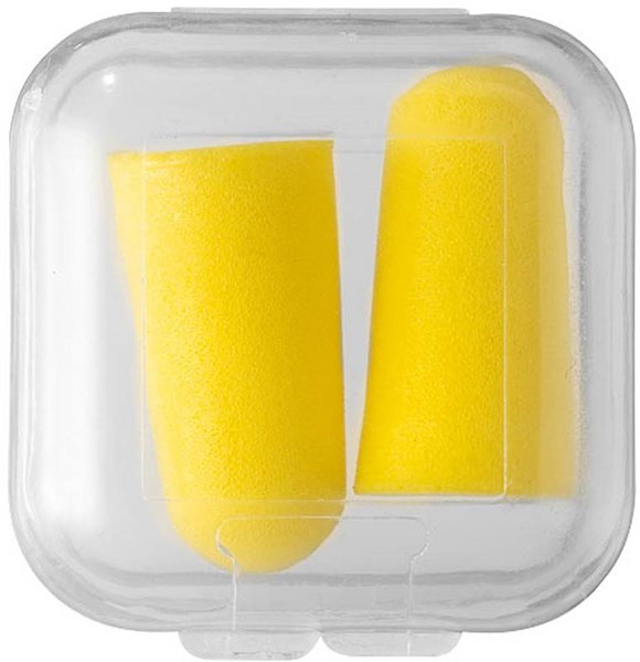 Obrázky: Žluté ušní ucpávky/ špunty v transparent.pouzdře, Obrázek 3