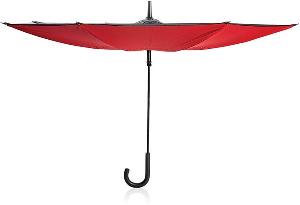 Obrázky: Červený manuální oboustranný deštník, Obrázek 3